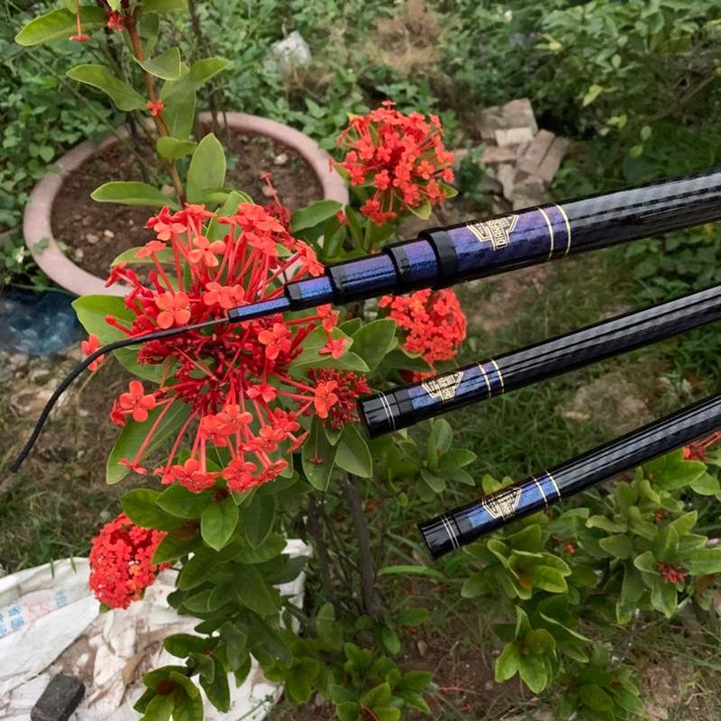  Cần Câu Tay Chiến Thần 8H Tải Tĩnh 5kg Carbon Xoắn Toàn Thân CC-31 Bảo Hành 1 Lóng Bất Kỳ Trừ Lóng Gốc Fishing Câu Cá 