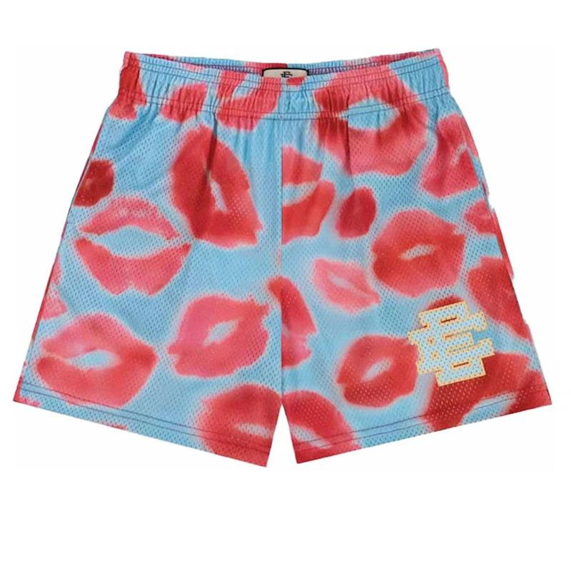 Product Introduction of *2024 New Summer Eric Emanuel EE Basic Mesh Short Classic Floral Printed Gym Shorts Men's Gym Basketball Sports Beach Shorts 16