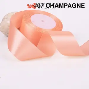 [COD] Ayeeca - PTA8 SATIN Pita Satin Roll Motif  Setangan Satin dan Transparan Modern Pita Kado 4cm/Pita Dekorasi Buket