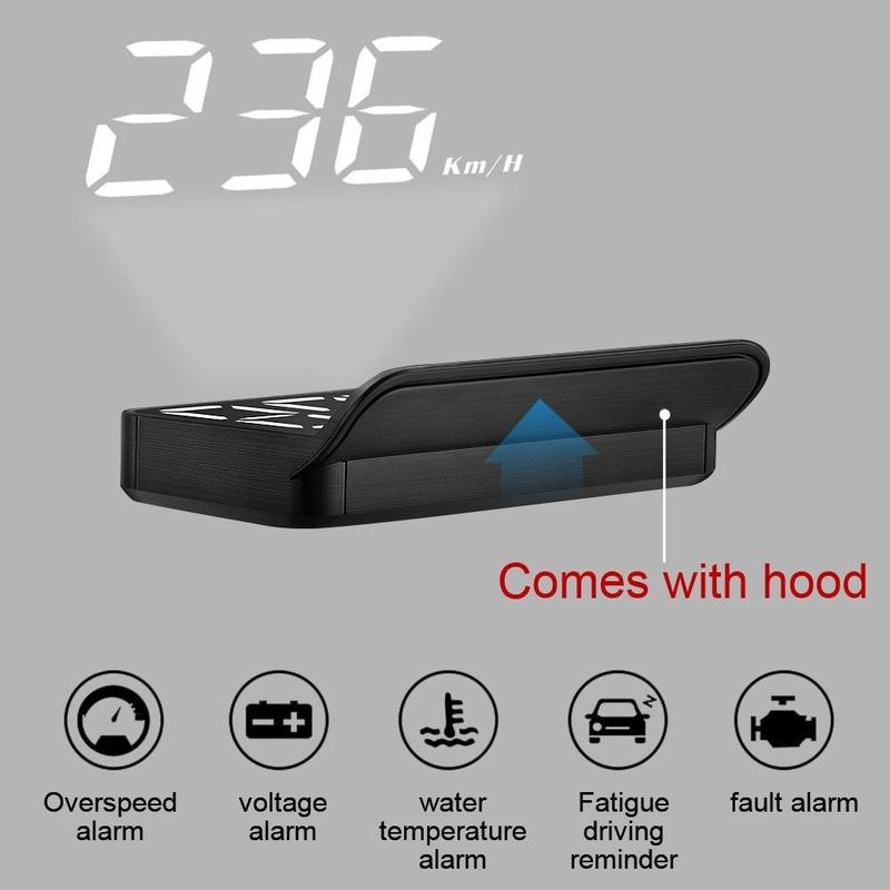 Product Introduction of OBD2 HUD Car Head Up Display Speedometer Monitor on Board Computer Windshield Projector Digital Electronic Auto Accessories 10