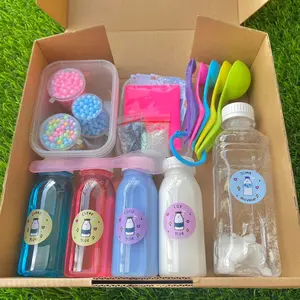 SLIME KIT LENGKAP JUMBO BY NEWBEAUTIFULSLIME TOFU SLIME ORIGINAL SLIME CLEAR SLIME DIY SLIME