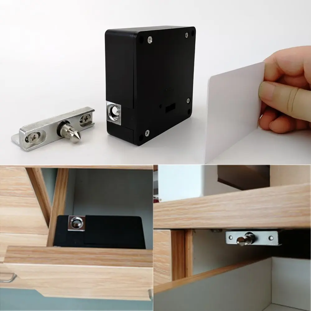 Kawalan Akses Kad RFID, Durable, Pengklon Kad ID, Kunci Pintu, Bateri Dikendalikan, Kunci Laci Kabinet RFID