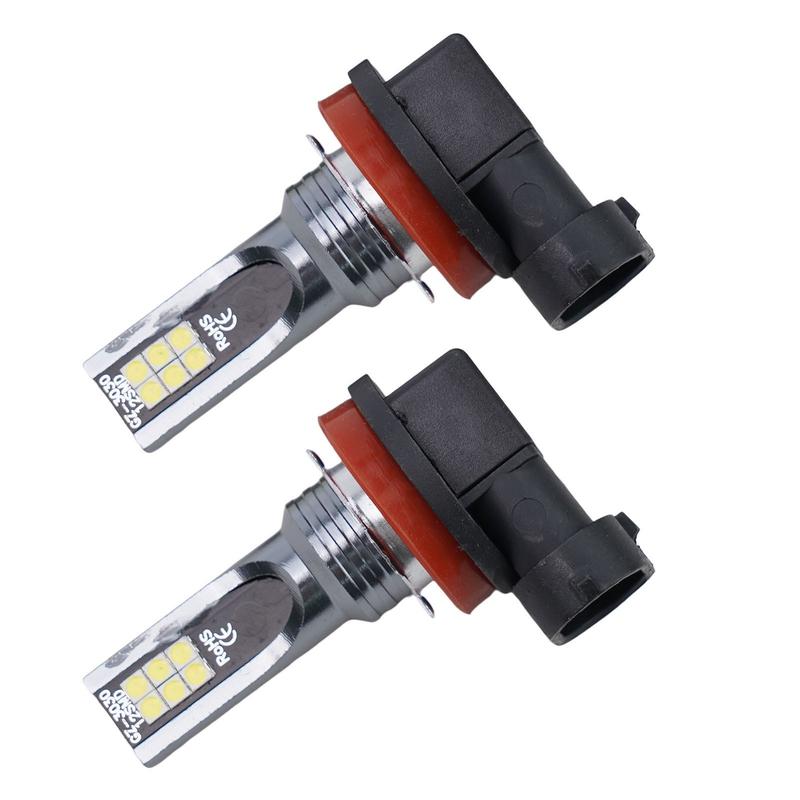 2Pcs H11 LED Headlight Kits 110W 20000LM Light Bulbs 6000K Driving for ...