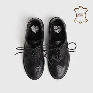 Adorableprojects - Ulrike Oxford Genuine Leather Black - Sepatu Kulit