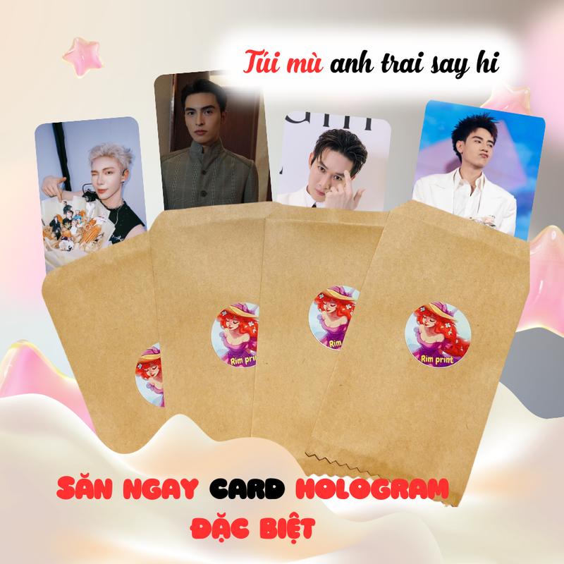 Túi mù card bo góc anh trai say hi size 5.5x9 săn card holo đặc biệt
