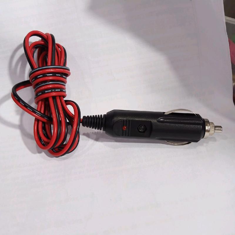 Tẩu đực ô tô có cầu chì dây dài 1m5 10A Phụ Kiện Phụ Tùng Vietnam Bảo hành của nhà cung cấp Plastic LCD tâu sạc tausax nhanhoto