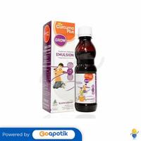 Gambar CURCUMA PLUS EMULSION GROW RASA BLACKCURRANT SIRUP 200 ML dari Apotek Cinta Sehat Bekasi by GoApotik Kota Bekasi 1 Tokopedia