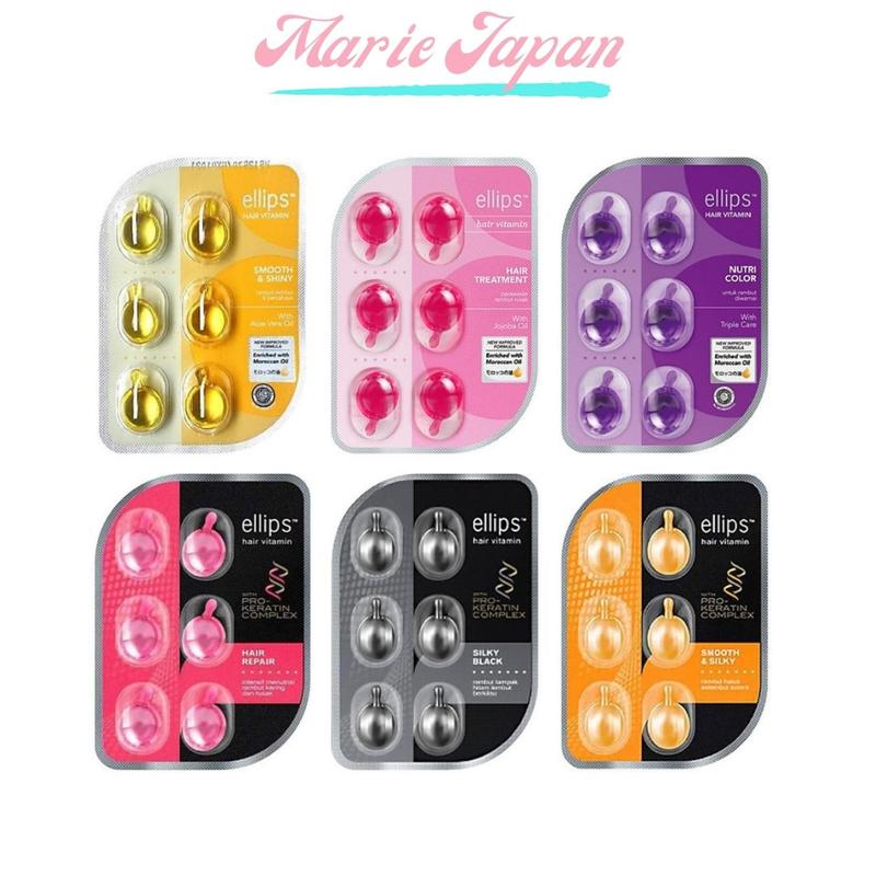 Serum Dưỡng Tóc Chăm Sóc Tóc Ellips Hair Vitamin Women Nữ