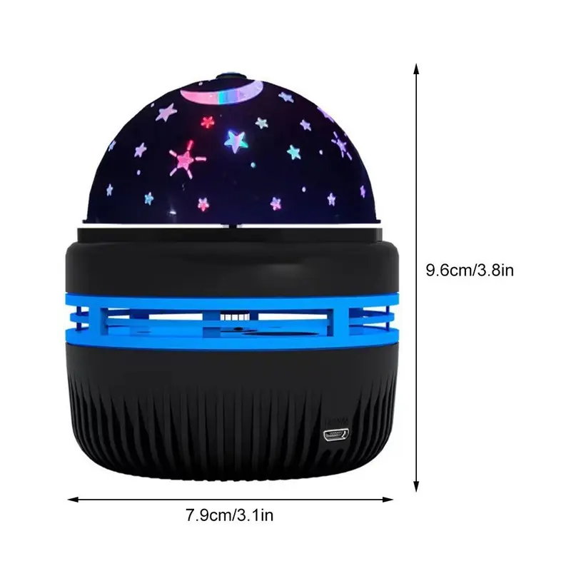 Lampu Langit Malam Bulan Bintang / Proyektor Galaxy Bintang Lampu Tidur 7