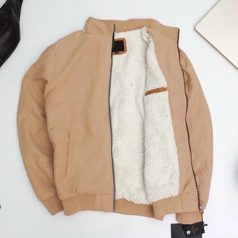 Product Introduction of Áo khoác da lộn , áo khoác nót lông loại 1 Nam Menswear 5