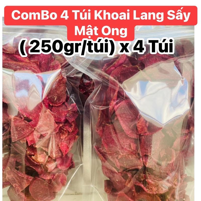 ComBo 4 Túi Khoai Lang Sấy Mật Ong 250gr Túi