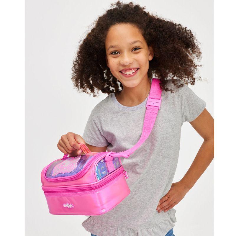Product Introduction of Australian Smiggle Schoolbag Children's Pink Princess Barbie Pink Brutal Large Capacity Pencil Case Stationery Gift Bag Primary and Secondary School Student Backpack 15