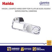 Gambar Haida L-Shaped Hand Grip for Fujifilm X100 /X100VI Series Digital Cameras Black Silver - HD4811 - BLACK dari Sentra Digital Kota Surabaya 4 Tokopedia