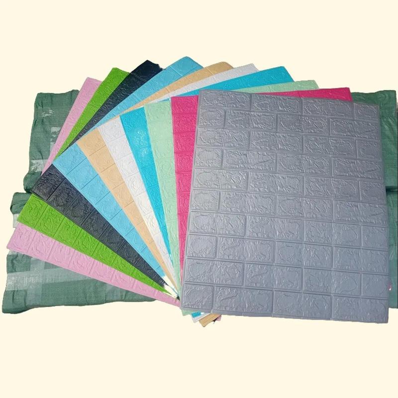 COMBO 20 TẤM TO 70X77 Cm Xốp dán tường giả gạch 3D Vietnam Multicoloured Wallpaper & Wall Trim Wallpaper & Wall Trim chống thấm nước phòng ngủ giấy dán & đồ trang trí tường