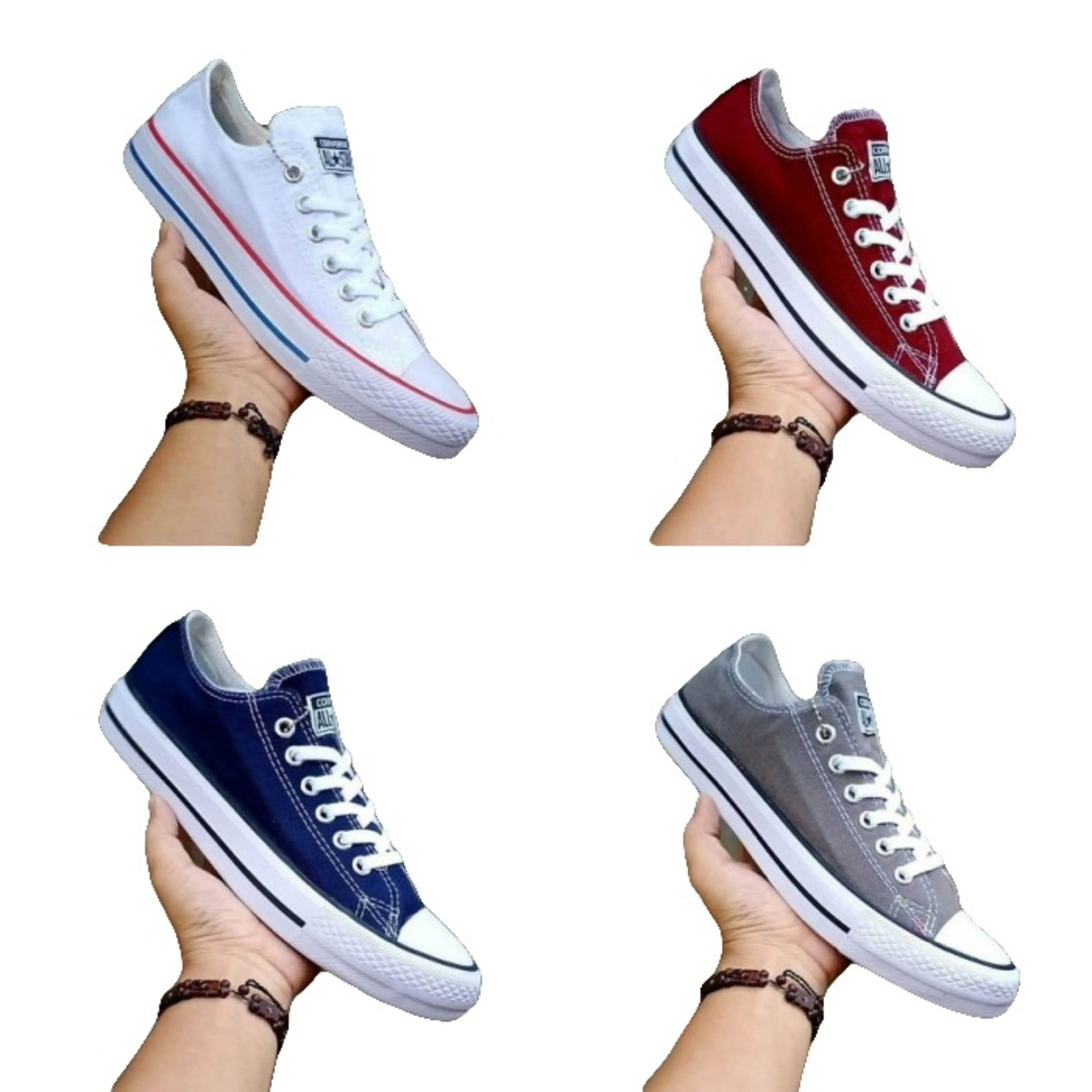 sepatu sneakers allstarr coonveers classic pendek unisex sekolah kuliah main Canvas Casual Shoes Pria Kasual Hitam Sport Olahraga Running