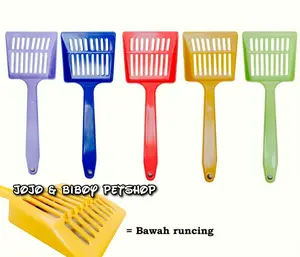 Sekop kotoran Kucing - Serokan hewan gagang lebih panjang dan lebih kuat