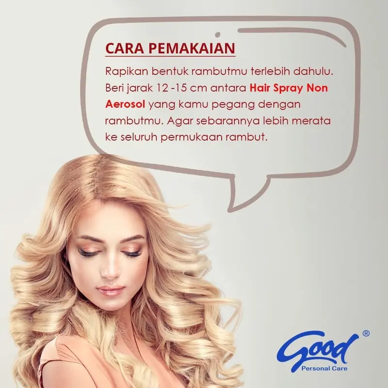 GOOD HAIR SPRAY NON AEROSOL - cool breeze super strong 2