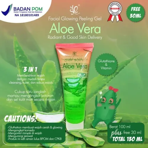 SYB FACIAL GLOWING PEELING GEL ALOEVERA 4