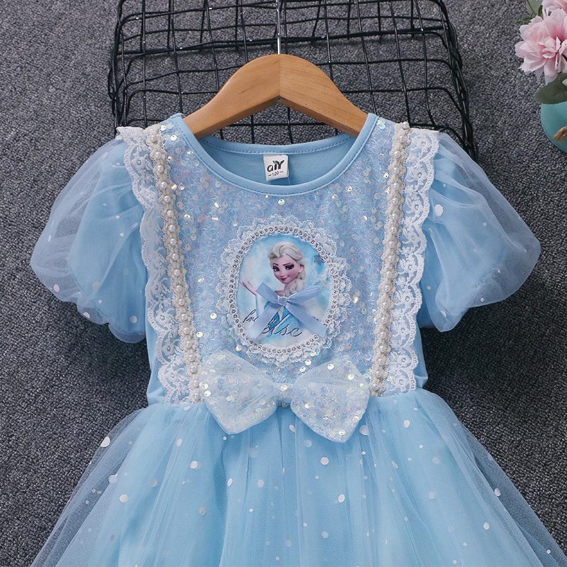 Product Introduction of Frozen Princess Dress Girls' Dress Children's Luminous Aisha Dress Lolita Dress Summer New 24