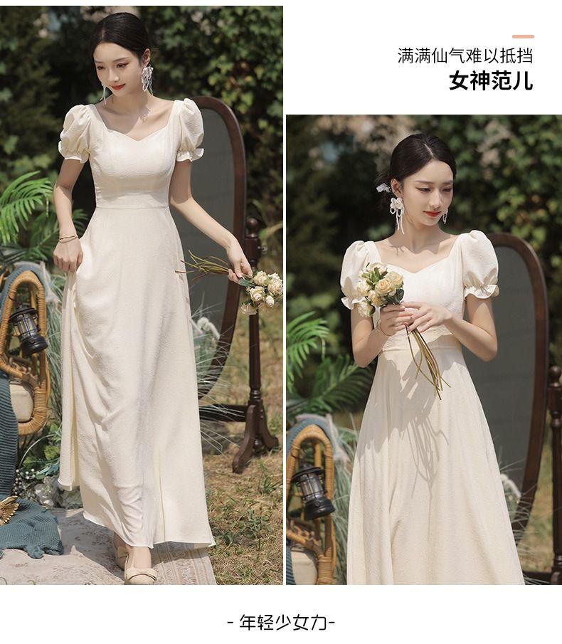 Product Introduction of Elegant Champagne Bridesmaid Dresses for 2025 Unique and Stylish Sisterhood Dresses for Spring Autumn Summer 12