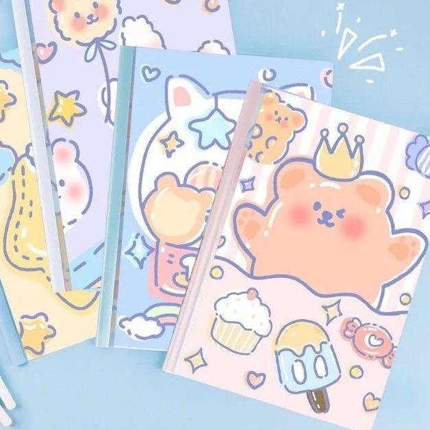 3 Bìa cây gáy A4 bìa kẹp tài liệu A4 nhiều mẫu dễ thương kẹp tài liệu học sinh bìa thanh gáyCAPYBARA