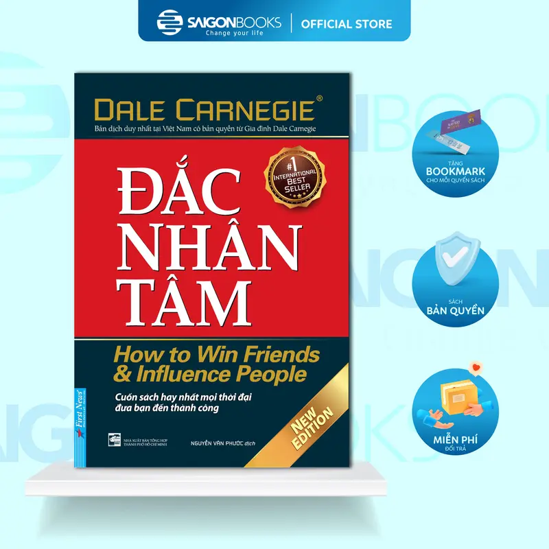SÁCH - Đắc Nhân Tâm (Tái bản) - Tác giả Dale Carnegie 0