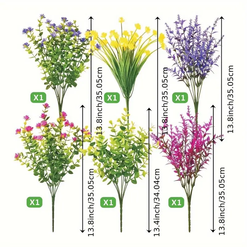 Artificial Fake Flower, Simulated Flower Bouquet for Outdoor Wedding Party Garden Yard, Room Decor, Home Decor, Flower Design, Indoor Plants, Garden Decorations, Decoration Items, Eternal Flowers 1