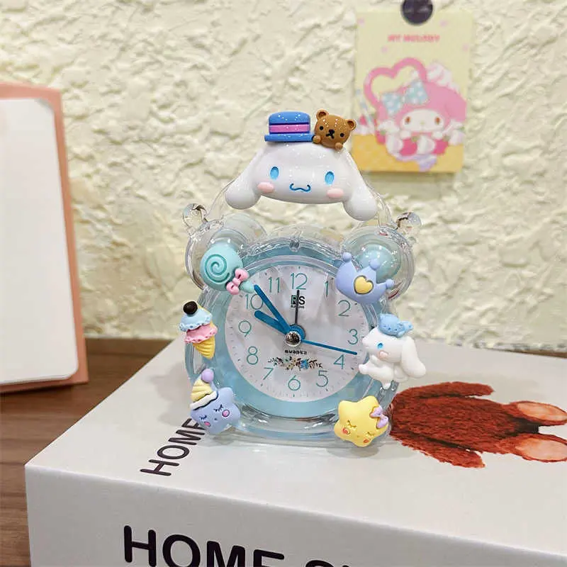 Đồng Hồ Báo Thức Cho Trẻ Em, Thiết Kế Sanrio Đáng Yêu, Thích Hợp Cho Phòng Ngủ Của Bé Gái, Trang Trí Đẹp Mắt, Chỉ Dành Cho Học Sinh, Giúp Tự Kỷ Tử, Thức Dậy, Dụng Cụ Hữu Ích Decor Decor Phòng Trang Trí Nhà Tráng Gương Treo Tường 5