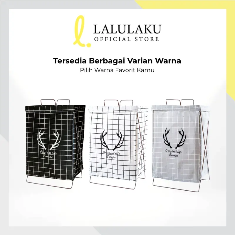 Lalulaku Keranjang Baju 702 Laundry Basket Keranjang Cucian Baju Kotor 2