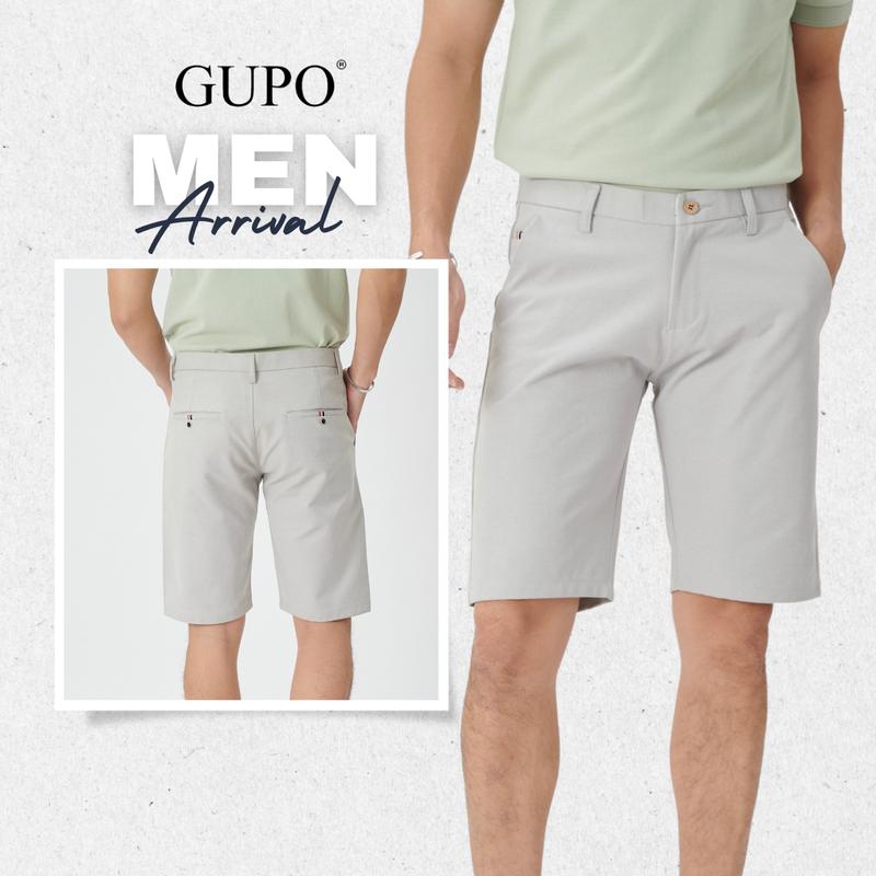 Quần Short Nam Tây Âu Vải COTTON 2 CHIỀU Form Chuẩn Men Dáng Ôm Thời Trang Menswear Jean Có Túi Pants