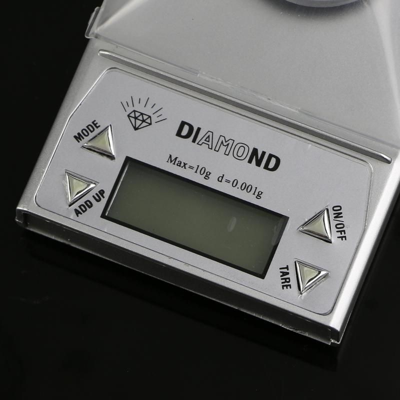 10g/0.001g Milligram Precision Digital Jewelry Diamond Scale Weight Balance Gram 7