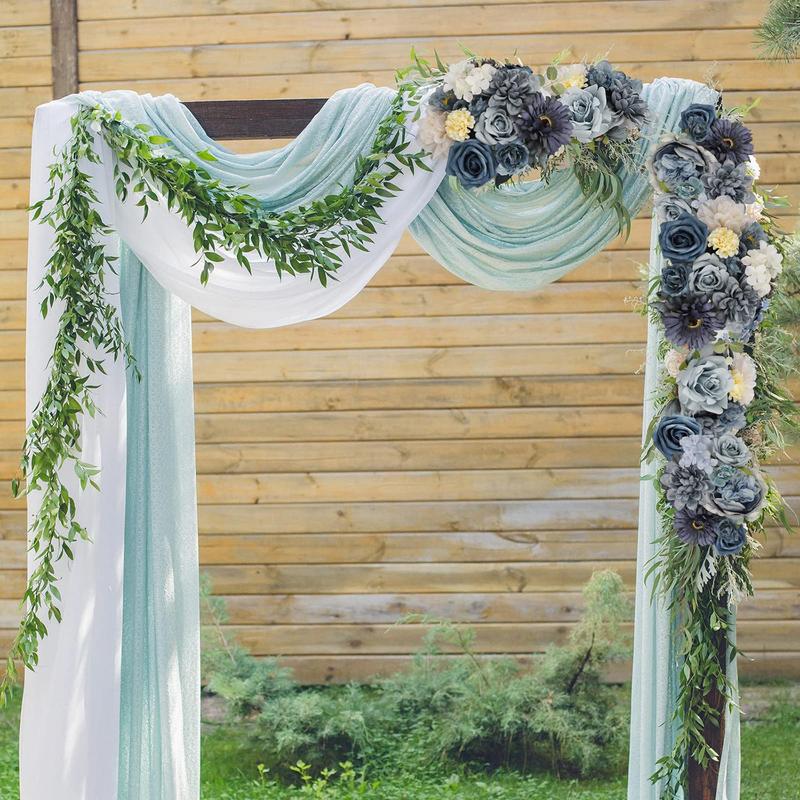 Artificial Flower Box, 1/2 Boxes Mixed Color Fake Wedding Flower, DIY Wedding Bouquets Centerpieces Arrangements Decorations 6