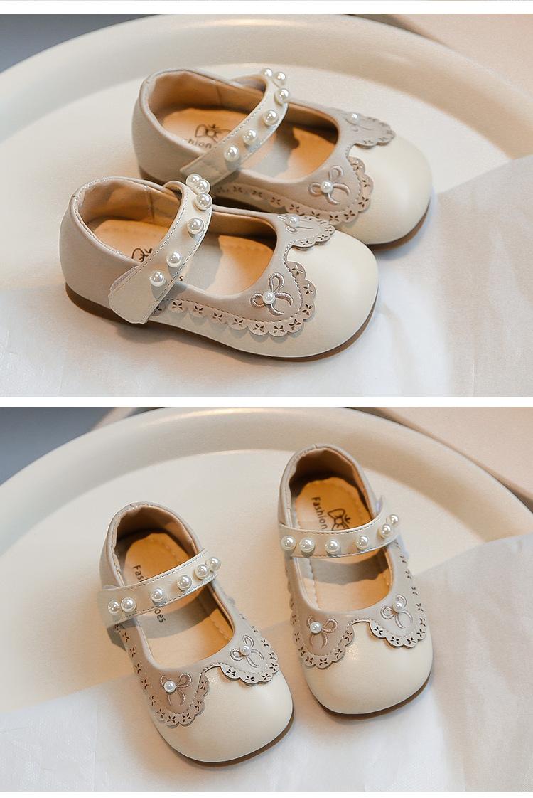 Product Introduction of Stylish Soft Bottom Slip-resistant Children's Leather Shoes 10