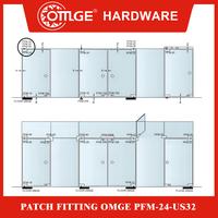 Gambar Patch Fitting/Penjepit Kaca OMGE PFM-24-US32 dari OmgeHardware Kota Administrasi Jakarta Utara 3 Tokopedia