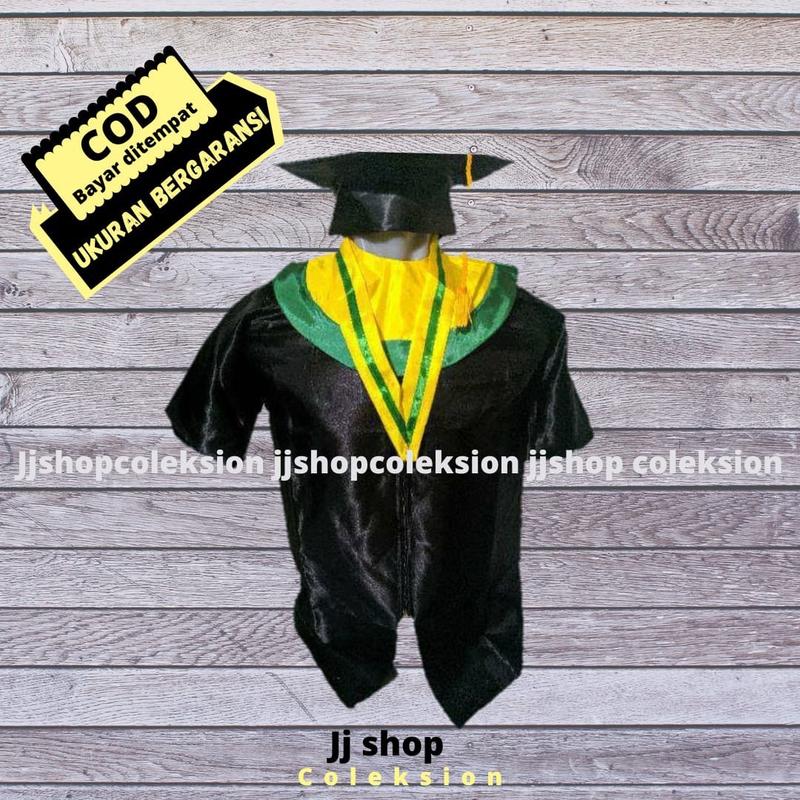 BAJU WISUDA BAJU TOGA ANAK PAUD , TK , SD 3