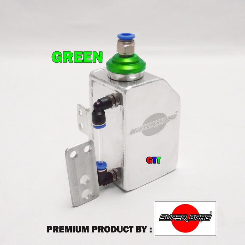 BOTOL TABUNG AIR RADIATOR ALUMINIUM UNTUK NINJA R/ RR, VIXION, CB 150 R NEW, CBR 150 Motor Engine 4