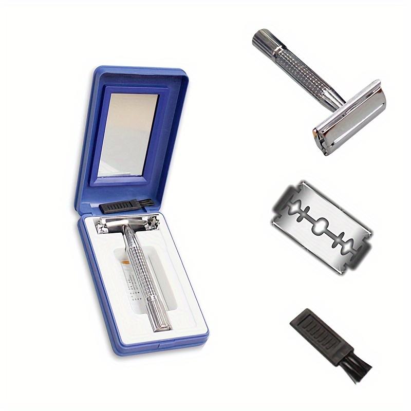 Vintage-Style Manual Safety Razor for Men - Double Edge Stainless Steel ...