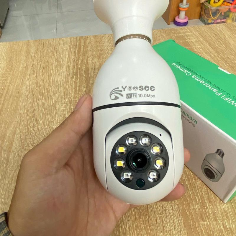 Camera Chui Bóng Đèn Yoosee 10Mpx, Ban Đêm Có Màu, Xoay 360 Độ, Cảnh Báo Chống Trôm, Đàm Thoại 2 Chiều, BH 12 Tháng, Camera Minh Tâm 4