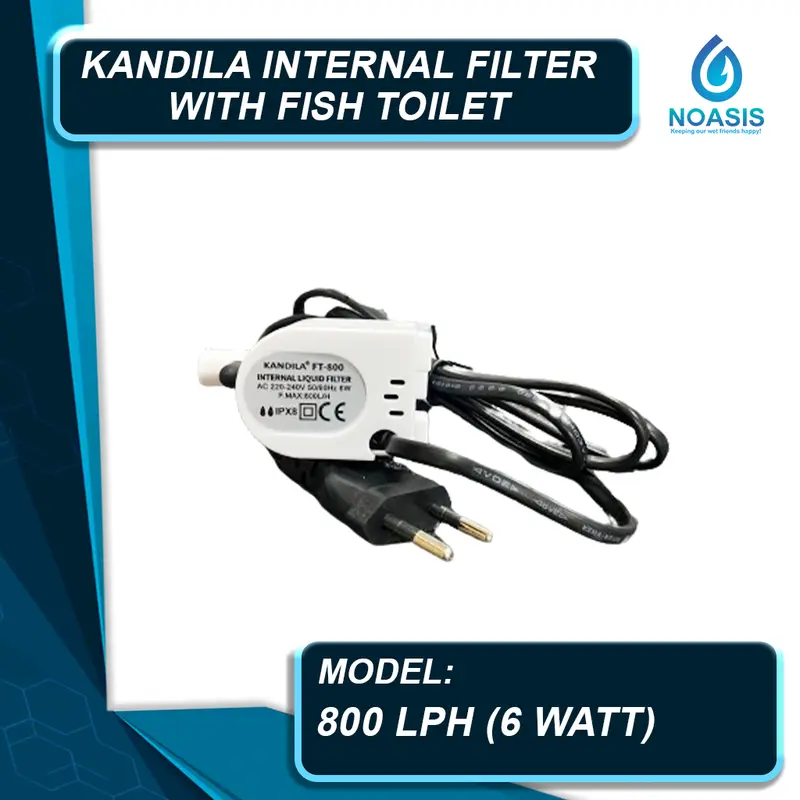 KANDILA FISH TOILET FT - 800 Pompa Air Internal Filter Aquarium Aquascape 2