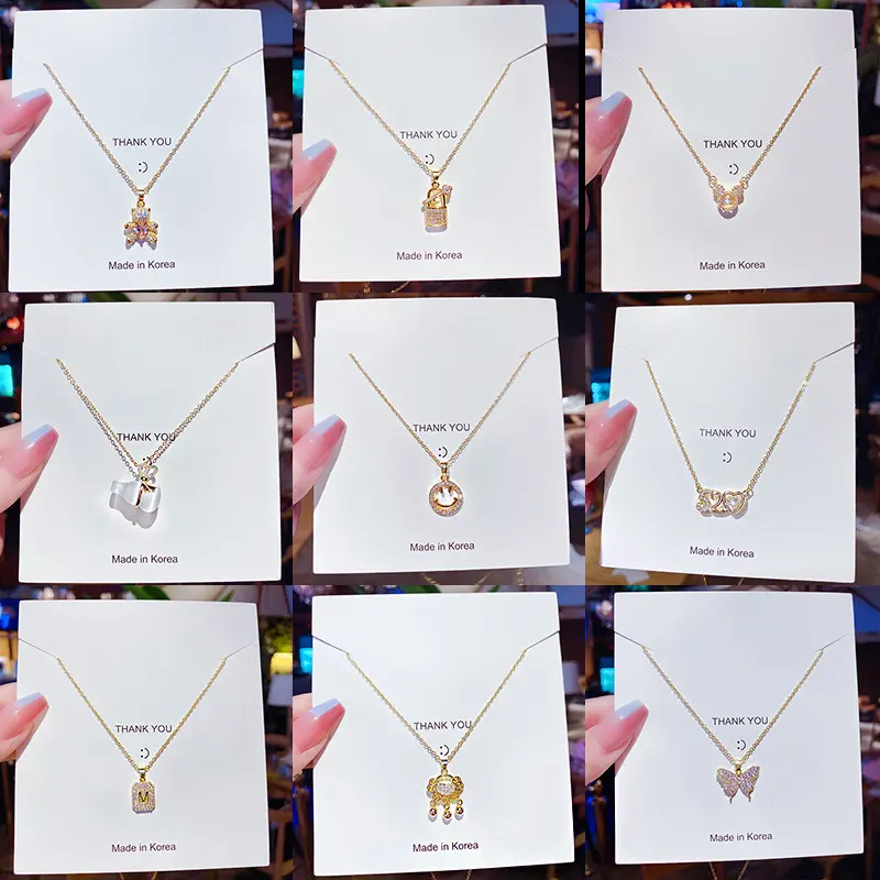 [Free 1 chain and box] luxury titanium steel non-fading necklace for women, exquisite minimalist jewelry piece for women, trendy lock pendant necklace for a chic look