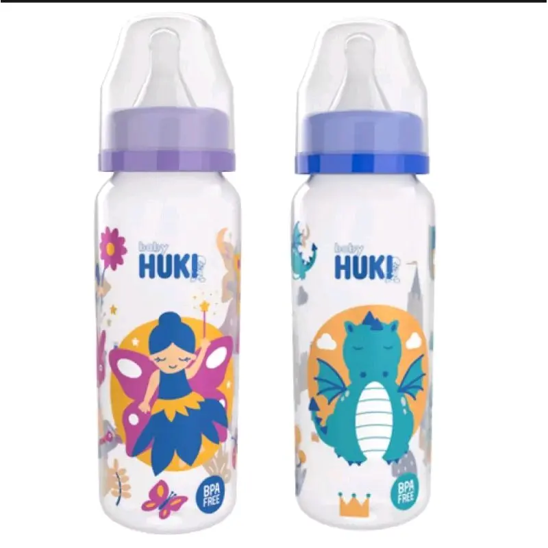 Botol Susu Huki DOT Reguler/Dot Bulat 240 Ml BPA Free/125 Ml