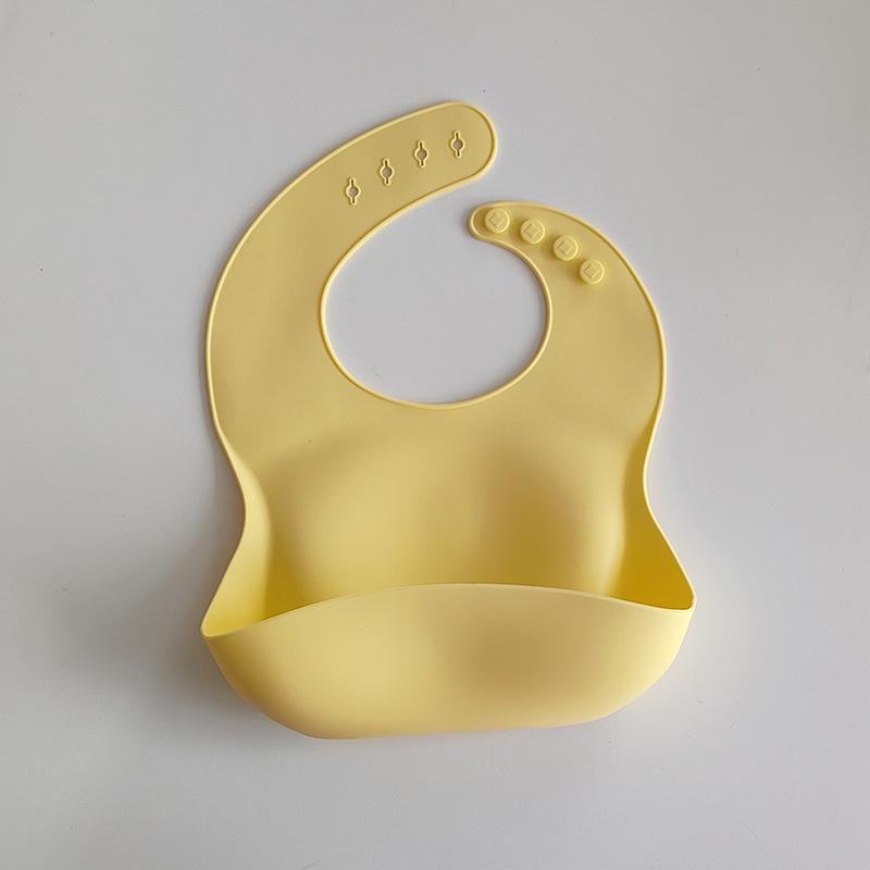 Product Introduction of Baby Waterproof Silicone Thicken Bibs Apron Toddler Girl Boys Feeding Adjustable Bib Silicone 8