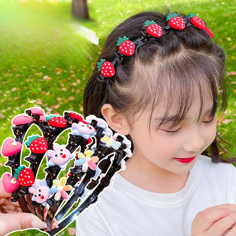 Băng Đô Cài Tóc Hoạt Hình Cho Trẻ Em, Kẹp Tóc, Băng Đô Áp Lực Cho Em Bé Kẹp Tóc tết, Vương Miện Tóc Tu Cổ Dễ Thương, Cho Bé Gái