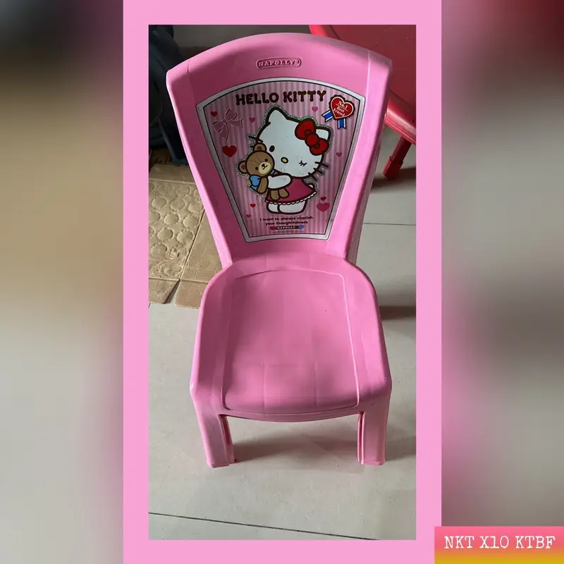 Kursi belajar anak hello kitty 0