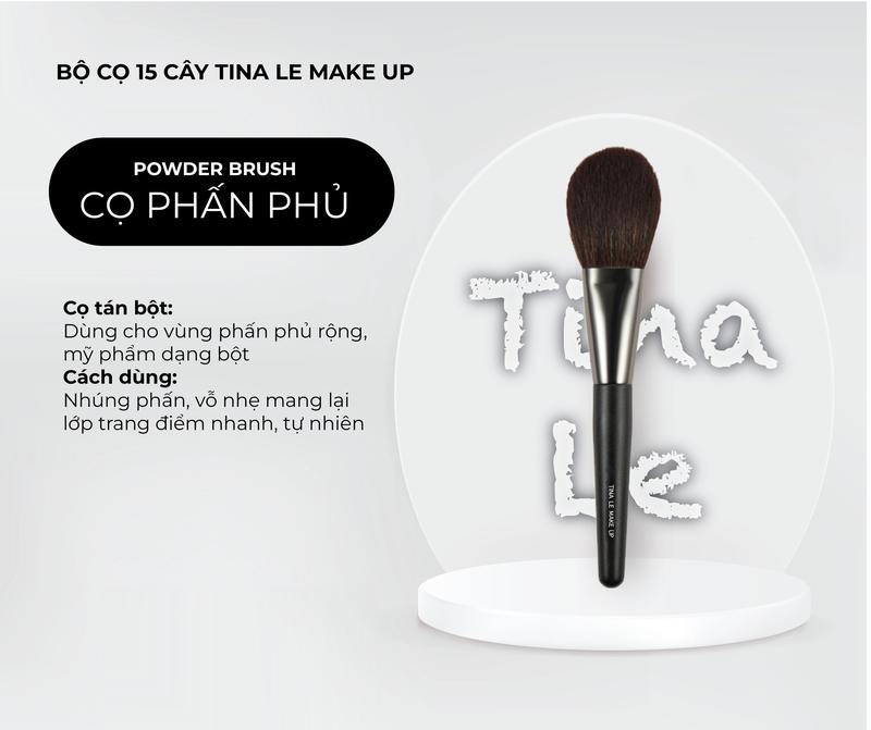 Cọ phấn phủ trang điểm Tina Lê Make Up cọ trang điểm chất lượng cao mềm mại Mỹ Phẩm Cosmetic