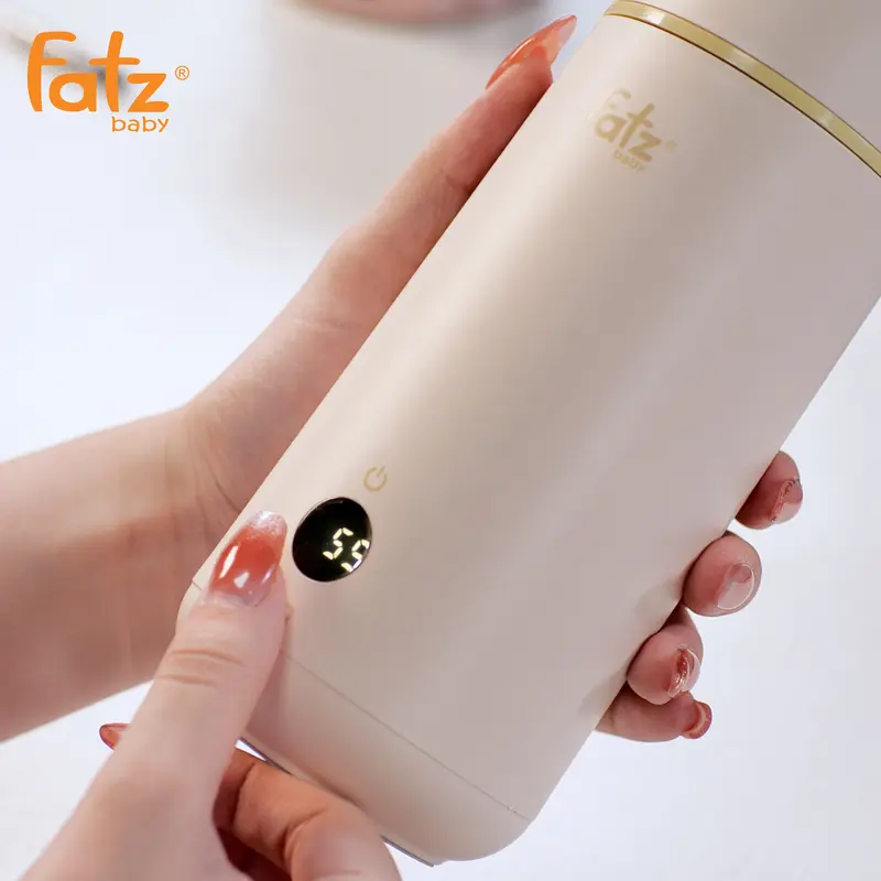 Máy hâm nước pha sữa du lịch cầm tay fatzbaby - mini smart 2 - FB3625VA binh ham nuoc phasua 2