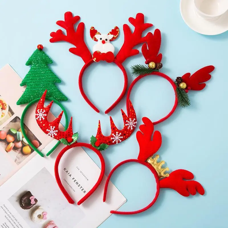 Cài tóc băng đô NOEN hình sừng hươu tuần lộc giáng sinh noel nhiều mẫu giá rẻ CA00 2