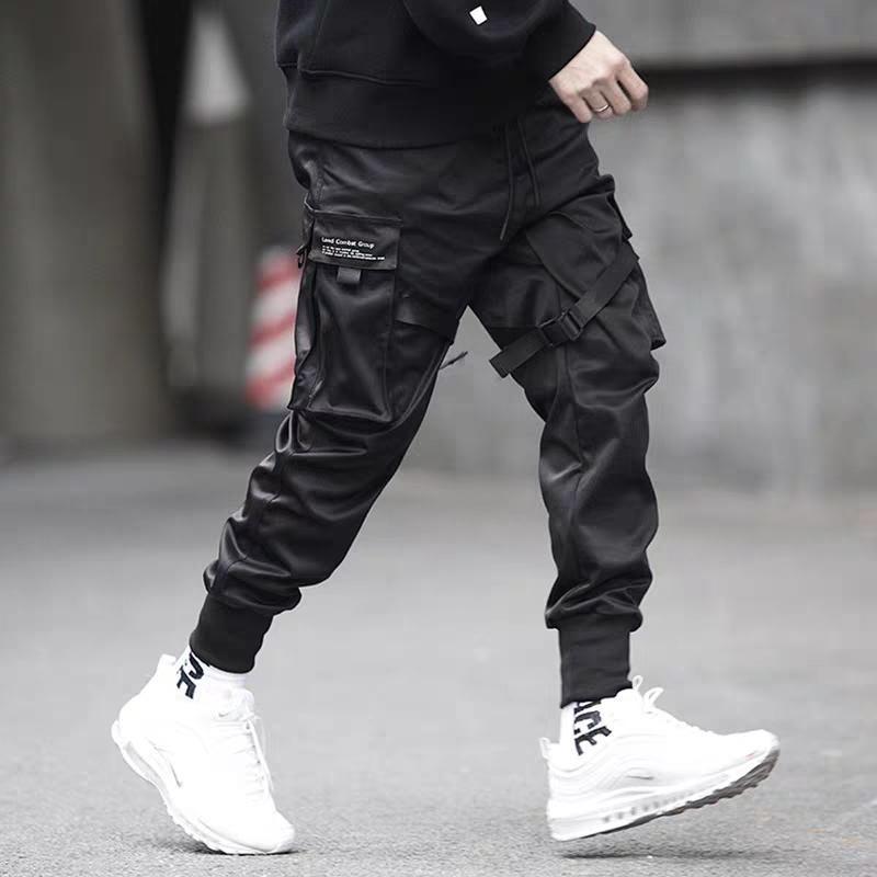 Quần dài Jogger Co Giãn Kaki túi hộp Unisex  2 túi hộp trước, 2 chốt thời trang + tặng kèm móc khóa Sport Gym Nam