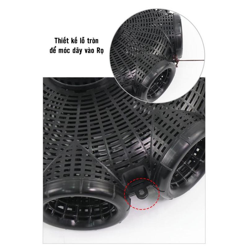 Product Introduction of Rọ Bát Quái 8 Cửa Nhựa PP Thái Lan Tôm , Cua , Cá , Lươn , Trạch Phụ Kiện Đầy Đủ Bắt Cá Đi Câu Tiện Lợi Fishing CV-984 20