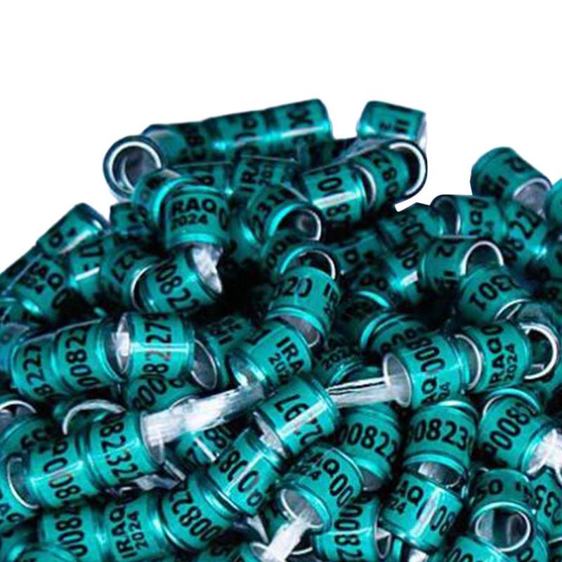Product Introduction of 100Pcs 2024 Pigeon Ring Aluminium Dove Leg Rings Accessories Lightweight Inner 2
